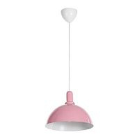 Светильник подвесной на шнуре "Локи" Е27 220В Розовый картинка 